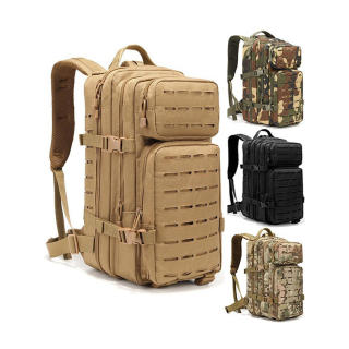 50L Waterproof Large Capacity Camouflage Gear Pack, Stylish Camping, Hunting, Hiking, Tactical Gym Backpack