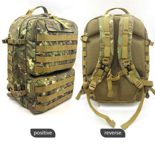 Tactical Vest Backpack First Aid Kit Camouflage Customization Large Capacity Flame Retardant Hiking Outdoor Waterproof Unisex Zipper