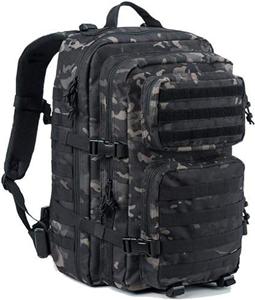 High-capacity Molle system waterproof fabric unisex tactical backpack for outdoor camping and travel