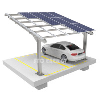 Sistema de montagem de garagem solar em aço carbono