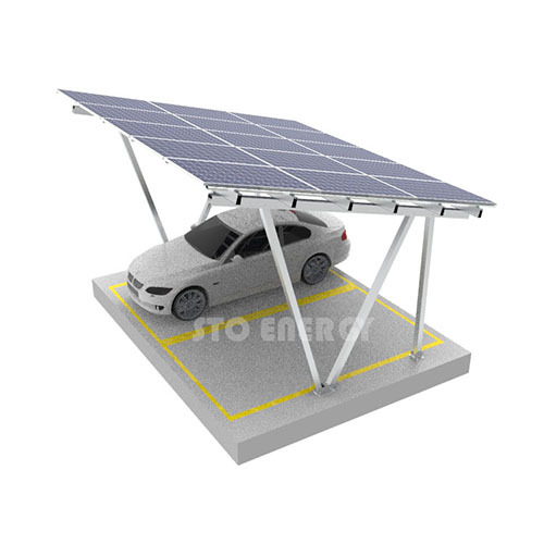 Sistema de montagem solar de alumínio para garagem