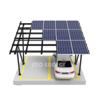 Sistema de montagem solar de alumínio para garagem