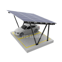 Sistema de montagem solar de alumínio para garagem