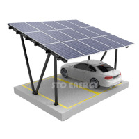 Sistema de montagem solar de alumínio para garagem