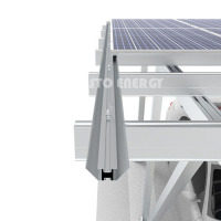 Waterproof solar carport Mounting System