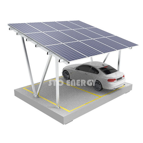 Sistema de montagem de garagem solar à prova d'água