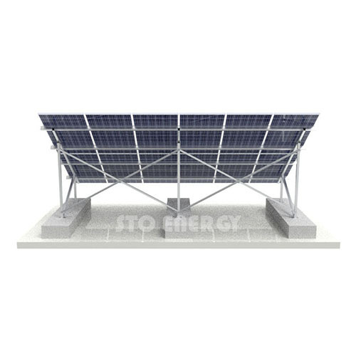 Sistema di montaggio solare a terra in alluminio STO-G1
