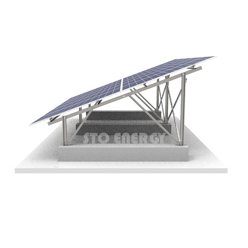 Suporte de montagem solar em aço STO-G2 C