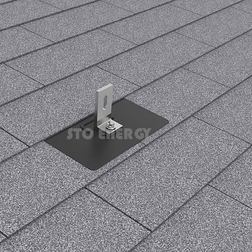 Asfalt Shingle Roof zonne-montagesysteem