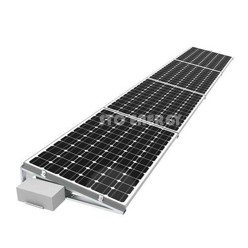 Ballasted flat roof solar mount