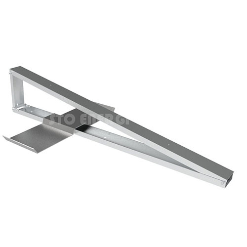 Montaje solar de techo plano con balasto