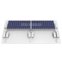 Supporto solare per tetto piano est-ovest