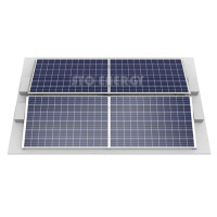 Supporto solare per tetto piano est-ovest