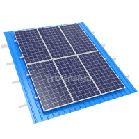 Système de montage solaire sur toit en métal