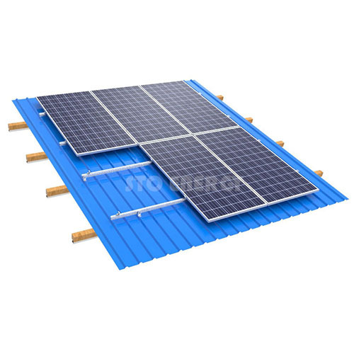 Système de montage solaire sur toit en métal