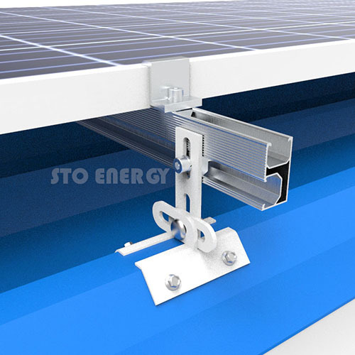 Stainless metal roof clamp