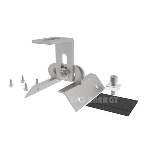 Stainless metal roof clamp
