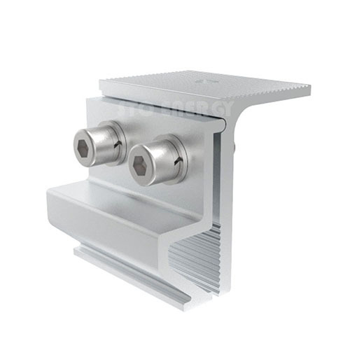 Braçadeira de telhado com costura permanente