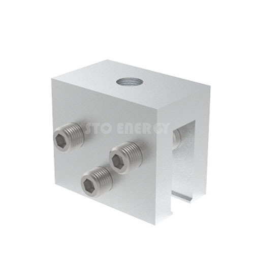 Braçadeira de telhado com costura permanente