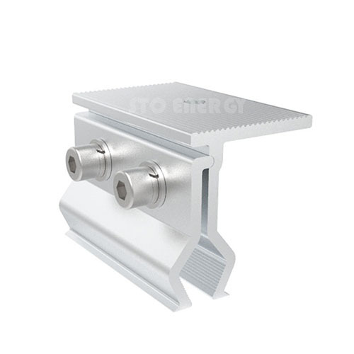 Braçadeira de telhado com costura permanente