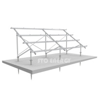 Solar Aluminum Ground Solar Panel Mounting Structure Brackets Solar Ground Mount Solar Racking Systems