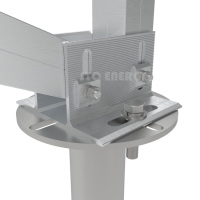 Solar Aluminum Ground Solar Panel Mounting Structure Brackets Solar Ground Mount Solar Racking Systems