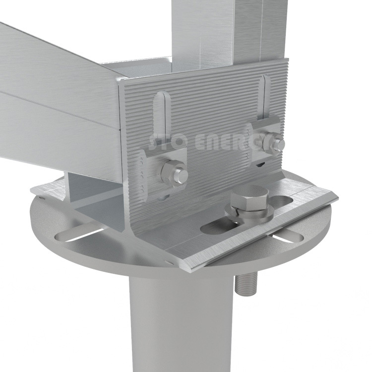 Solar Aluminum Ground Solar Panel Mounting Structure Brackets Solar Ground Mount Solar Racking Systems