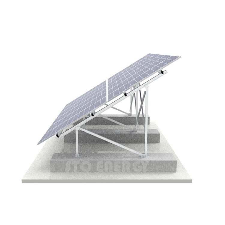 Solar Aluminum Ground Solar Panel Mounting Structure Brackets Solar Ground Mount Solar Racking Systems