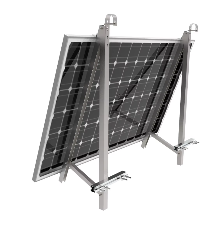 Sistema de montagem de painéis solares fotovoltaicos para varandas de apartamentos Balkonkraftwerk.