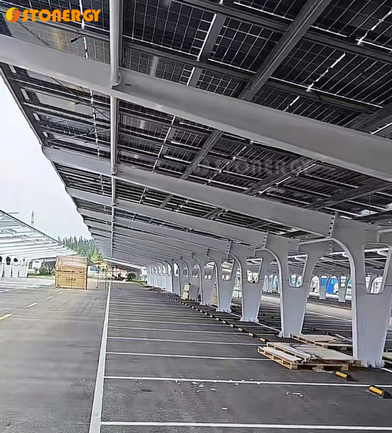 Solar Photovoltaic PanelSystem, 5kW/30kW Hybrid Integrated Solar Installation System, Modern Outdoor .