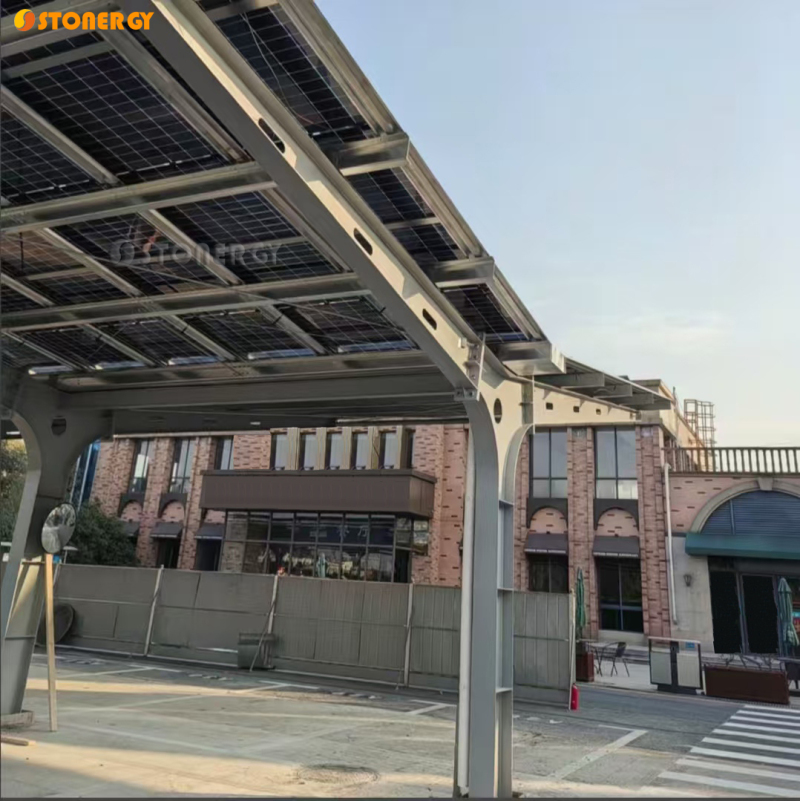 Solar Photovoltaic PanelSystem, 5kW/30kW Hybrid Integrated Solar Installation System, Modern Outdoor .