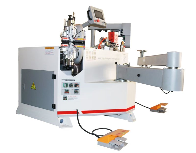 Máquina enchapadora de cantos curvos de forma especial