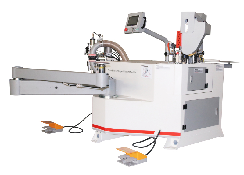 Máquina enchapadora de cantos curvos de forma especial